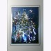Collectible Art Engraved Foil 3D High Quality Christmas Card "Mary with little Jesus"